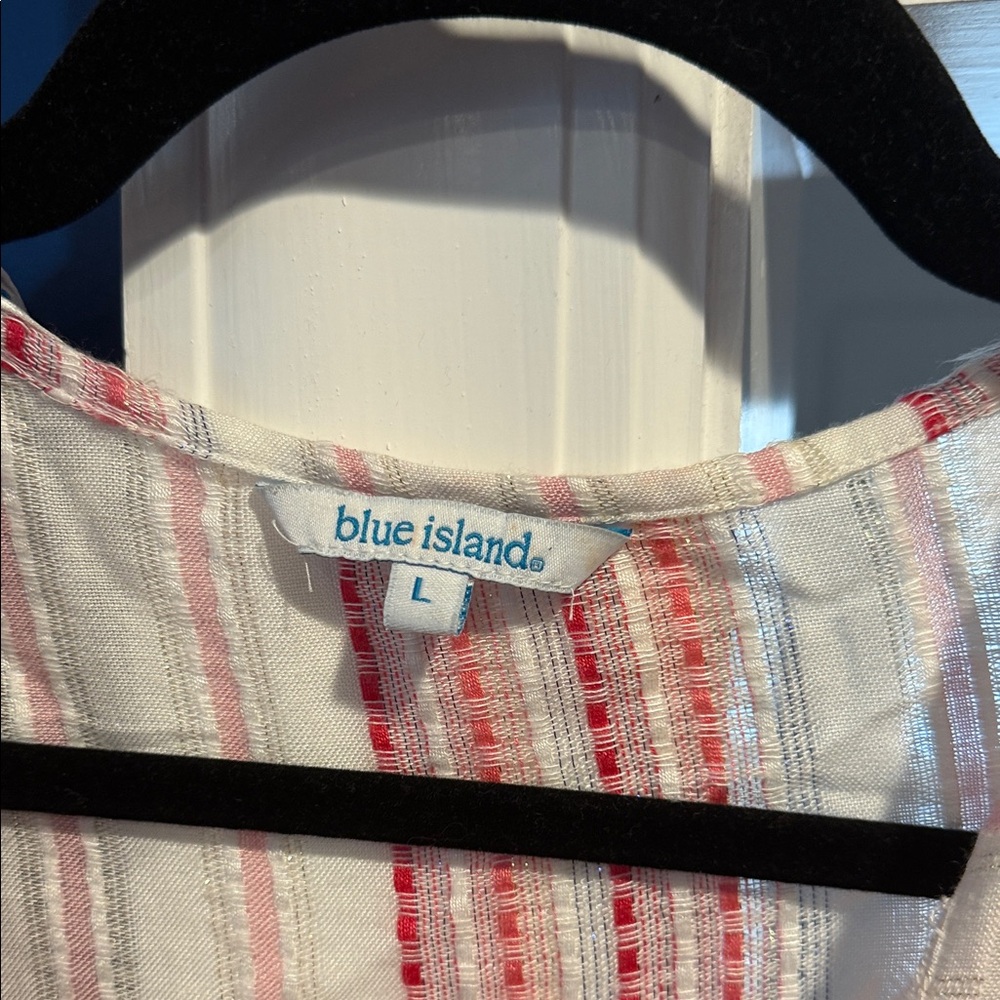 New Blue Island Boho coverup Large - Picture 2 of 4
